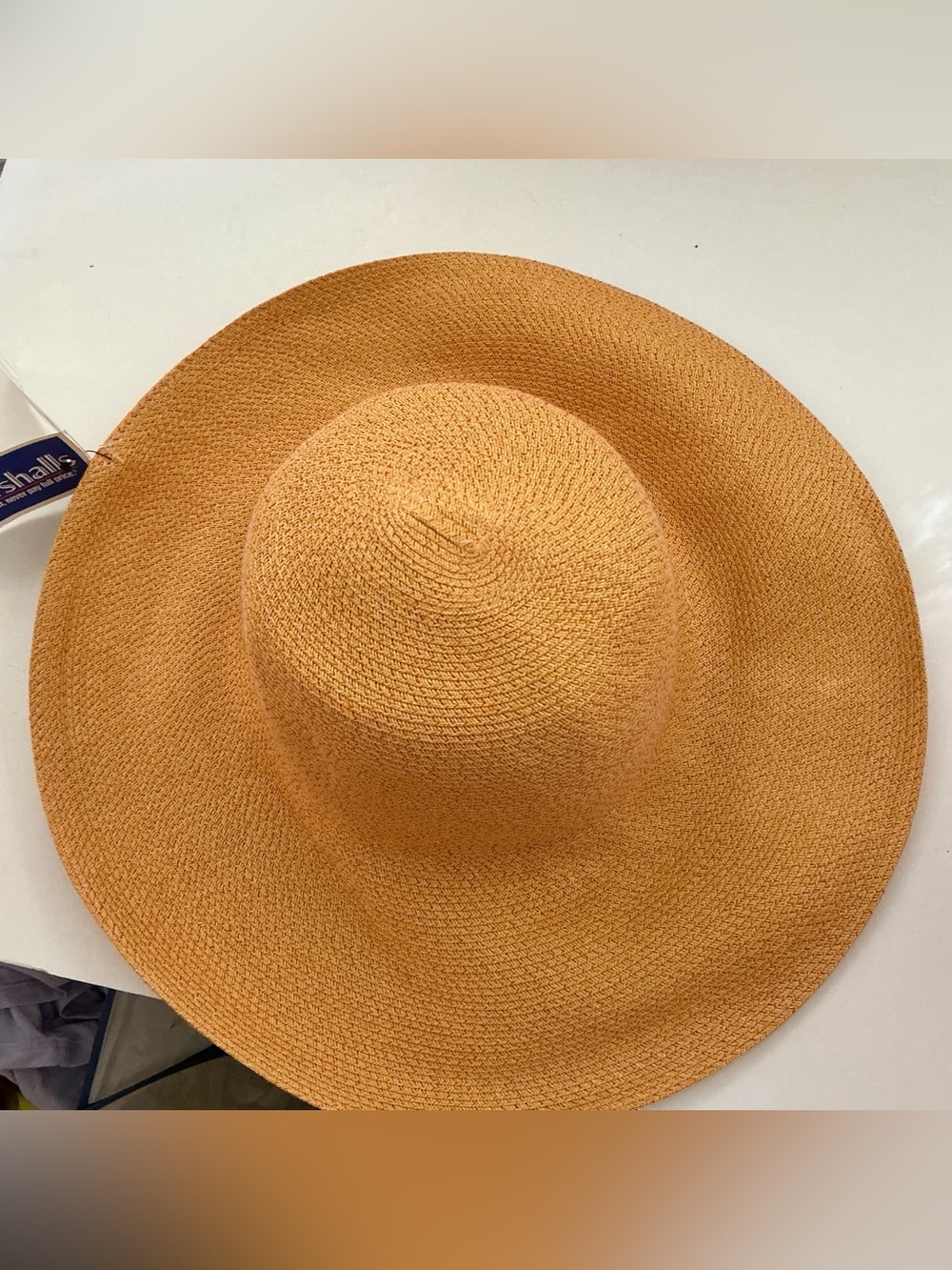 Filippo Catarzi Floppy Sun Hat, Soft Orange Straw, 4” Brim